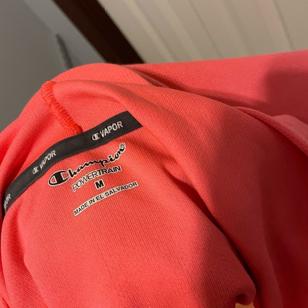 Champion Vapor PowerTrain Womens Medium Peach Hoodie - Picture 4 of 5